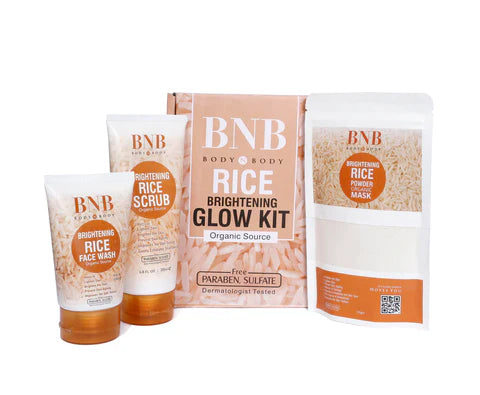 BNB Rice Brightening Kit 3in1 Rice Skincare