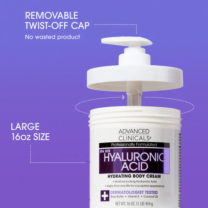 Advanced Clinicals - Spa Size Hyaluronic Acid Instant Skin Hydrator