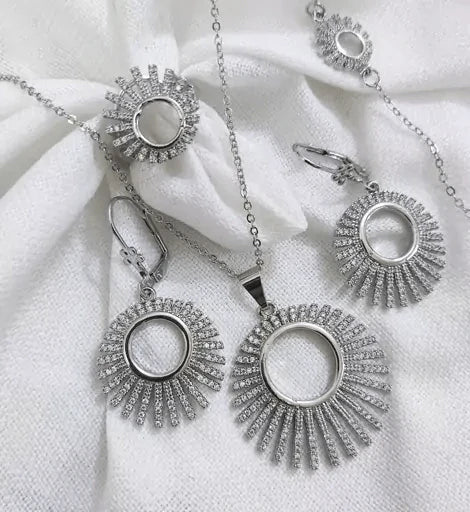 Cubic Zircon Jewelry Set