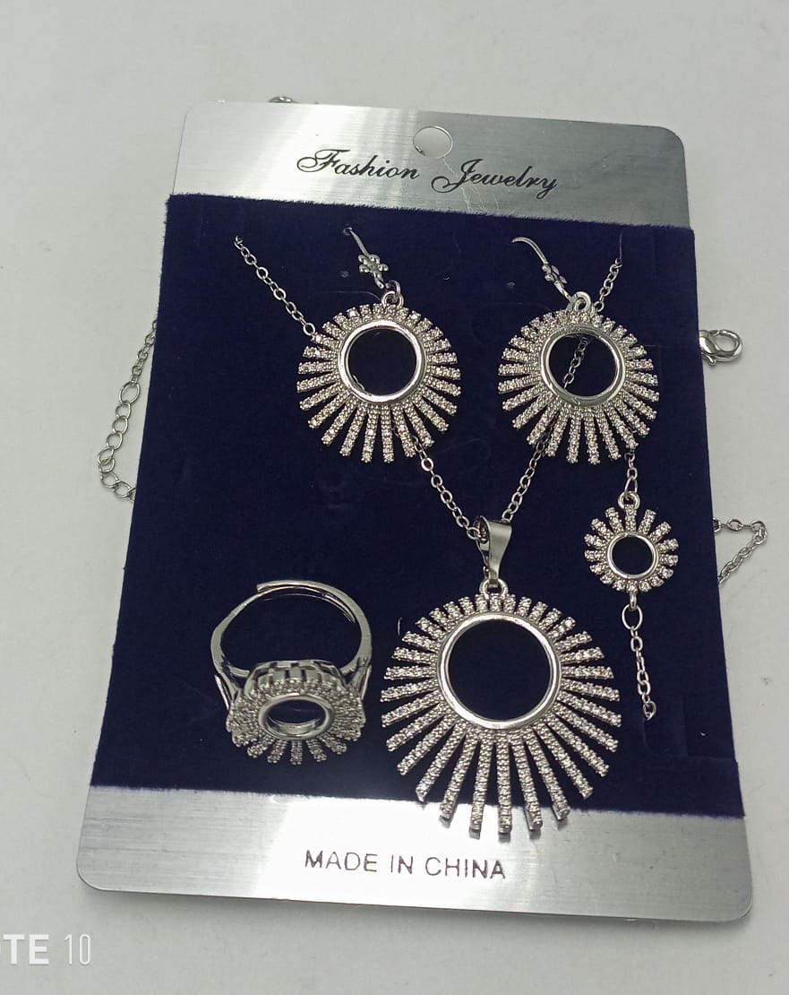 Cubic Zircon Jewelry Set