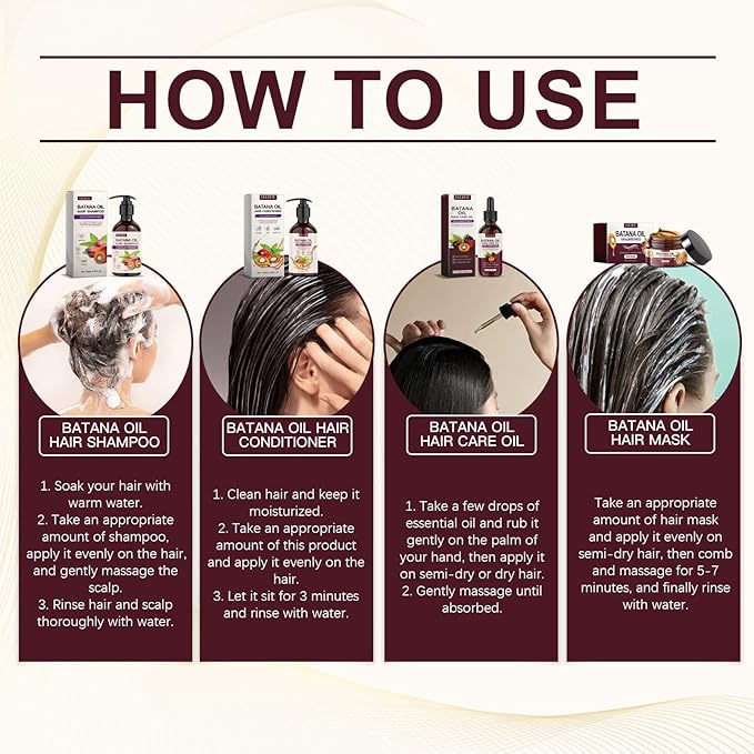 EELHOE - Batana Oil Hair Care Set