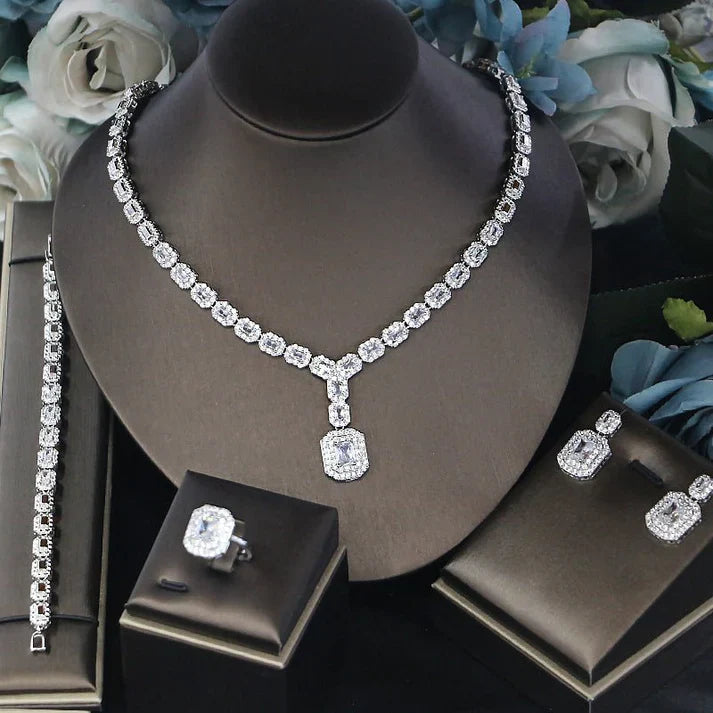 Ladies' Banquet Party  Four-Piece Jewelry Set