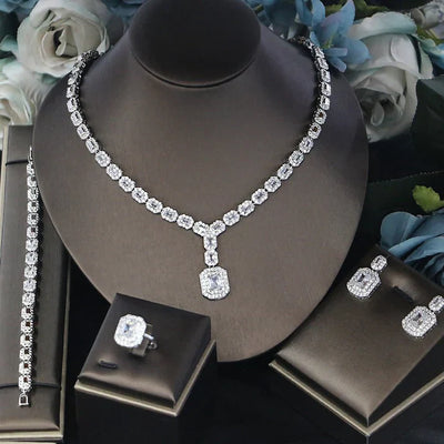 Ladies' Banquet Party  Four-Piece Jewelry Set