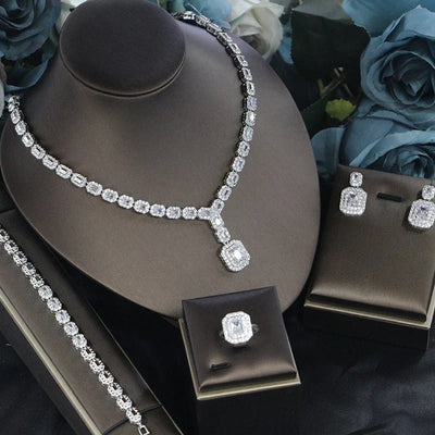 Ladies' Banquet Party  Four-Piece Jewelry Set