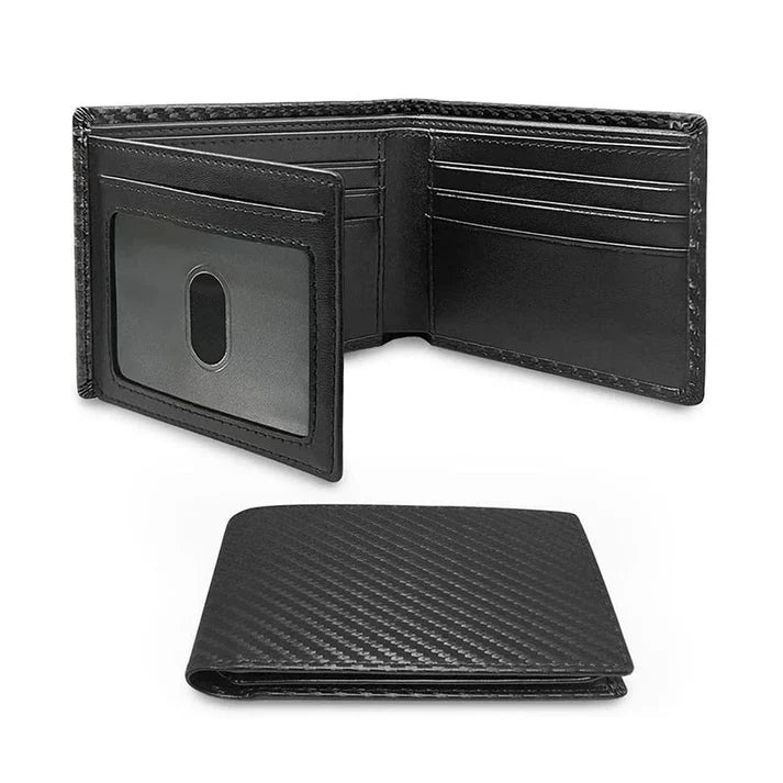 Men's Anti-magnetic Thin Wallet Special Carbon Fiber Dollar Multi Card Slot Men Wallet
