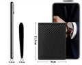Men's Anti-magnetic Thin Wallet Special Carbon Fiber Dollar Multi Card Slot Men Wallet