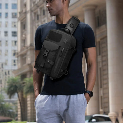 Men's Tactical Chest Sports Waterproof Crossbody Men Bag