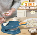 2in1 Dumpling Samosa Maker Press – Easy Pastry Dough Wrapper Mold For Homemade Snacks