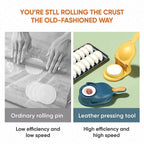 2in1 Dumpling Samosa Maker Press – Easy Pastry Dough Wrapper Mold For Homemade Snacks