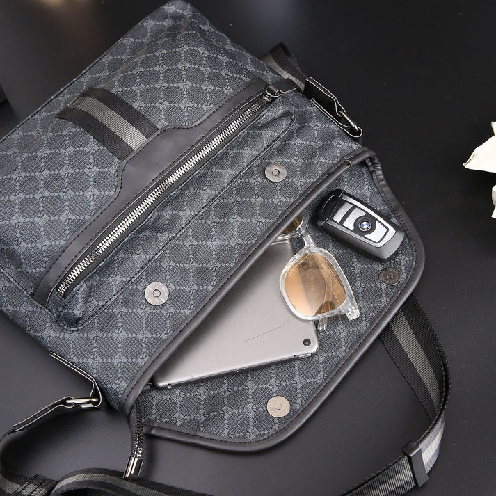 Trendy Brand Men's Crossbody Backpack Fashion Shoulder Men Bag