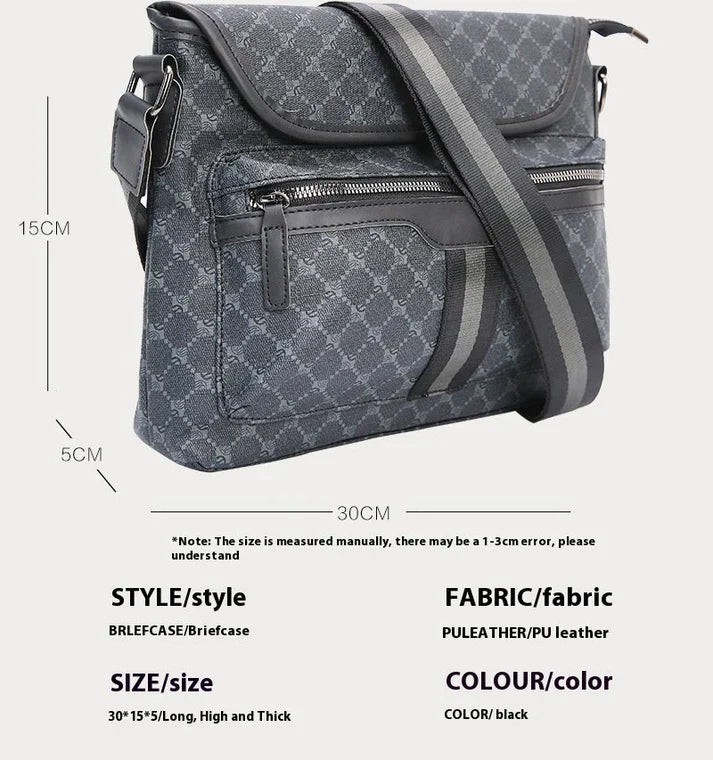 Trendy Brand Men's Crossbody Backpack Fashion Shoulder Men Bag