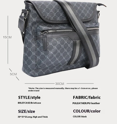 Trendy Brand Men's Crossbody Backpack Fashion Shoulder Men Bag